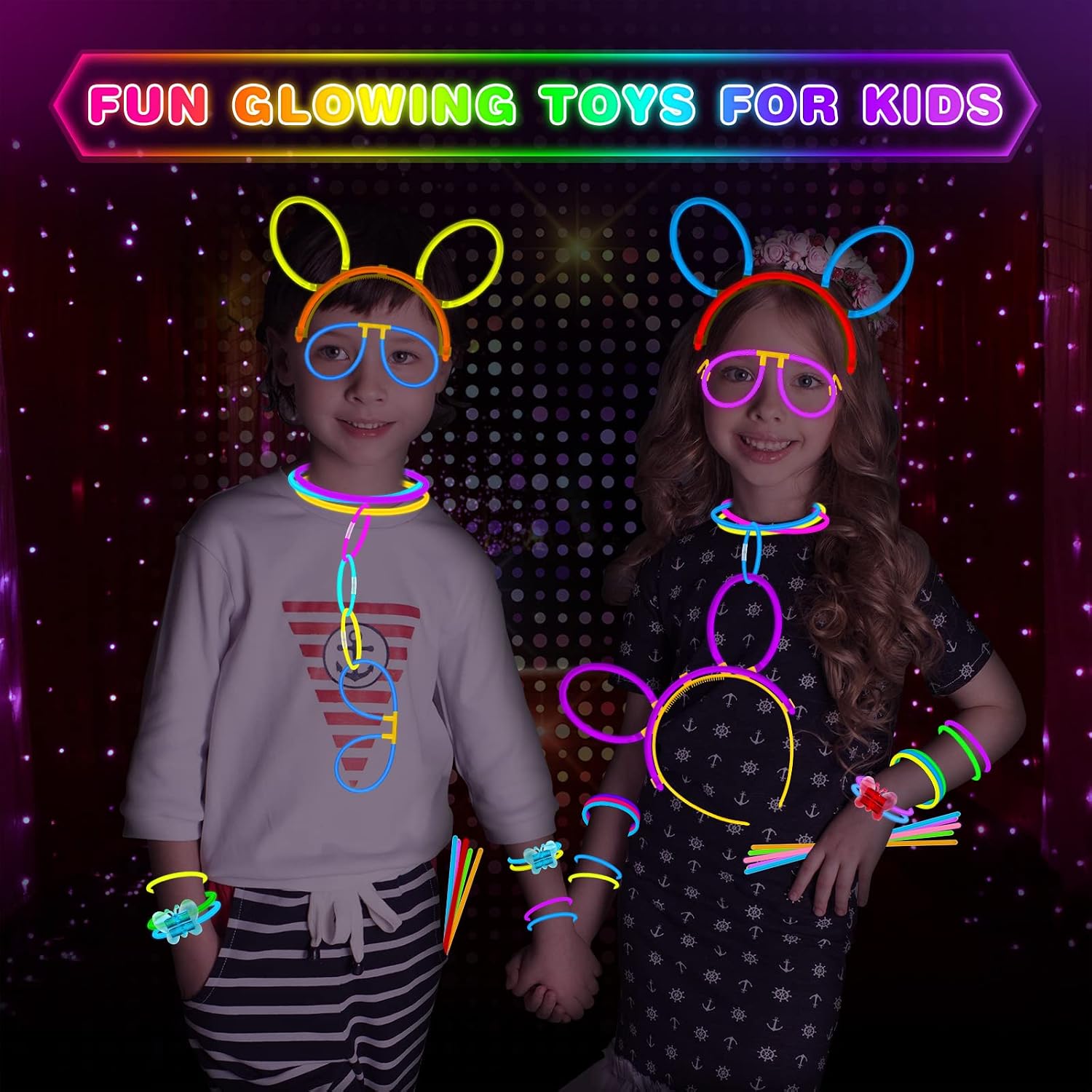 Thumbnail 5 de Kimimara Bracelets Fluorescents 100 pièces 🎉