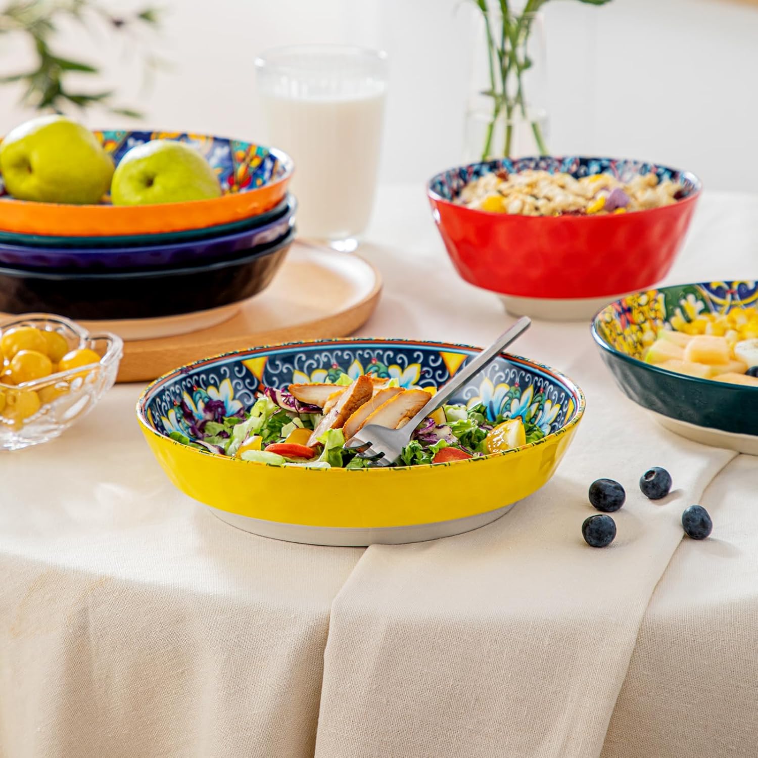 Detalle de Vancasso Pasta Bowls 32 Oz set of 6