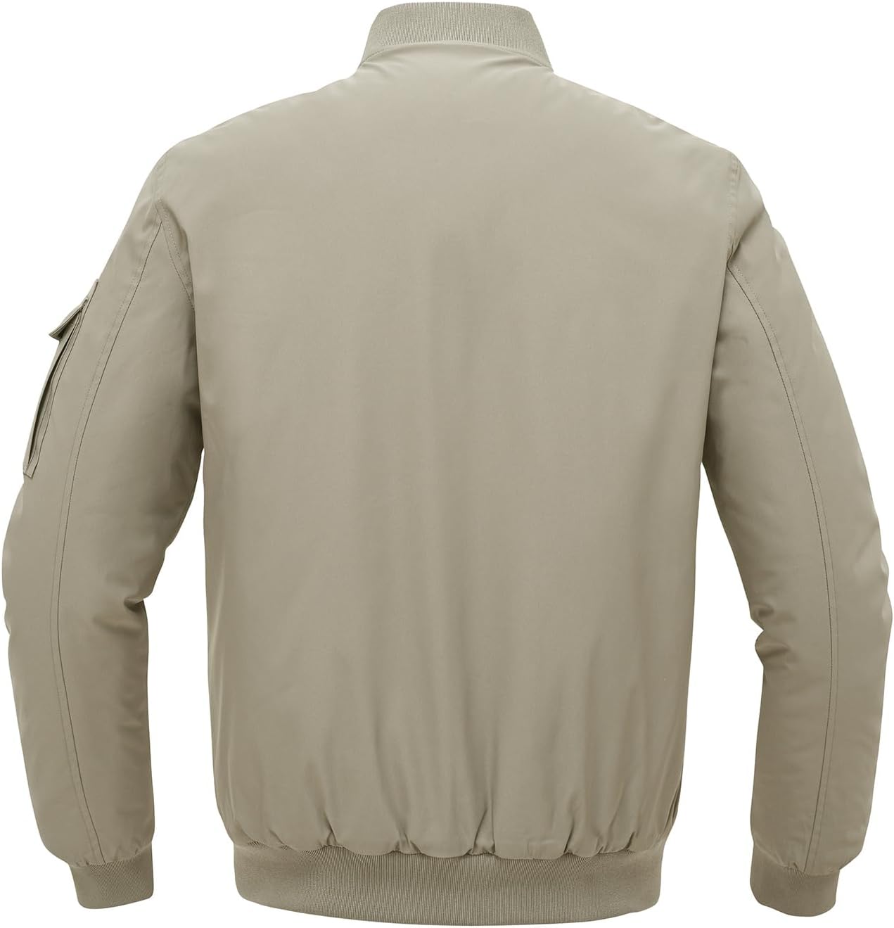 Detalle de BGOWATU Men's Quilted Bomber Jacket, Full Zip, Padded and Water-Resistant