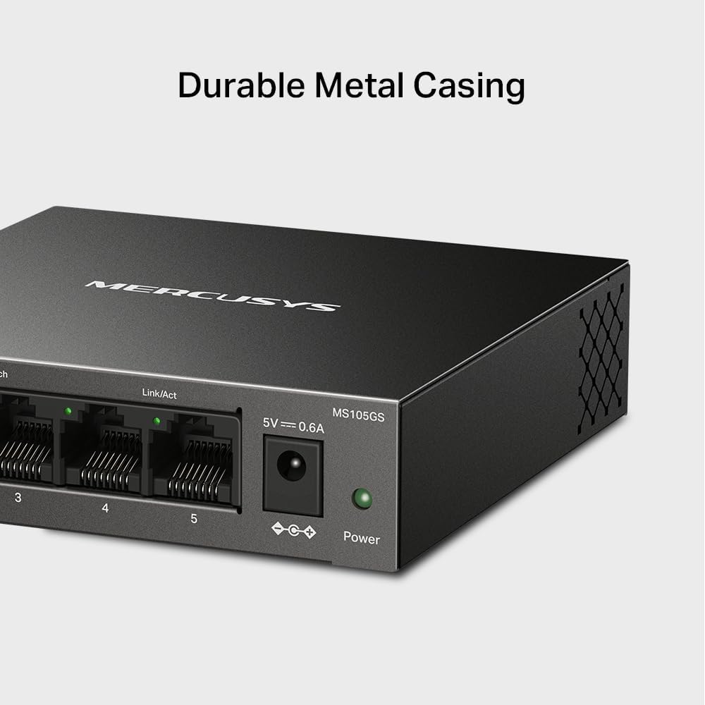 Thumbnail 4 de Mercusys MS105GS 5-Port Gigabit Switch