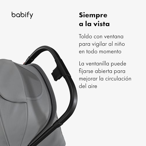 Thumbnail 4 de Babify Urban Ease Carrito bebé 22 kg, plegado una mano