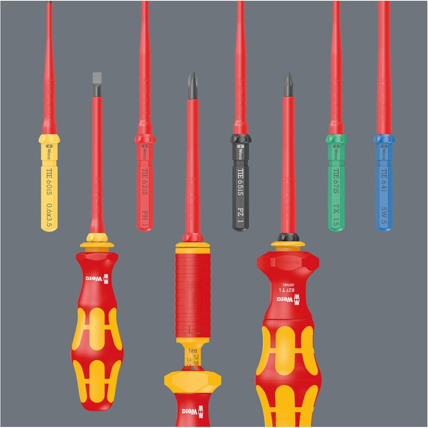 Detalle 2 de Wera Kraftform Kompakt VDE 60 i TiE – izolowany trzpień 0,6 x 3,5 x 157 mm