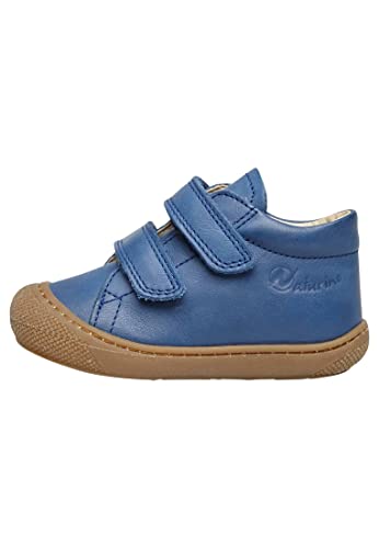 Detalle de Naturino Chaussures Premiers Pas en Cuir, Bleu-Marron, Taille 18