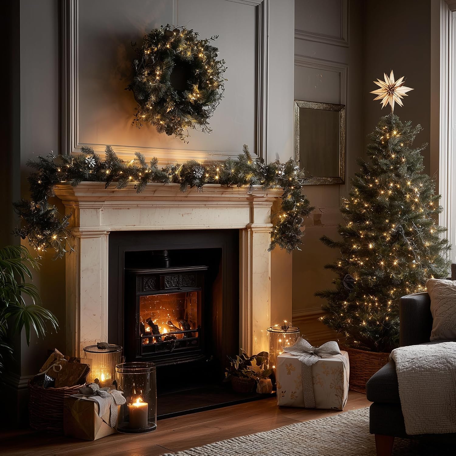 Thumbnail 5 de TW SHINE ZF-100-2/SB Incandescent Christmas Lights, 100 Warm White Bulbs, 20 ft
