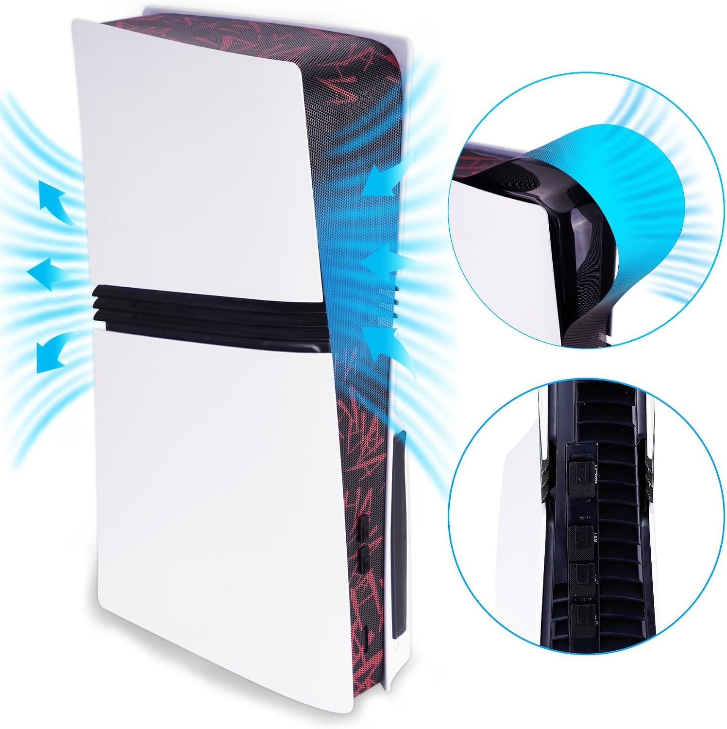 Thumbnail 5 de PlayVital Dust Filter & Silicone Plug Set for PS5 Pro Console