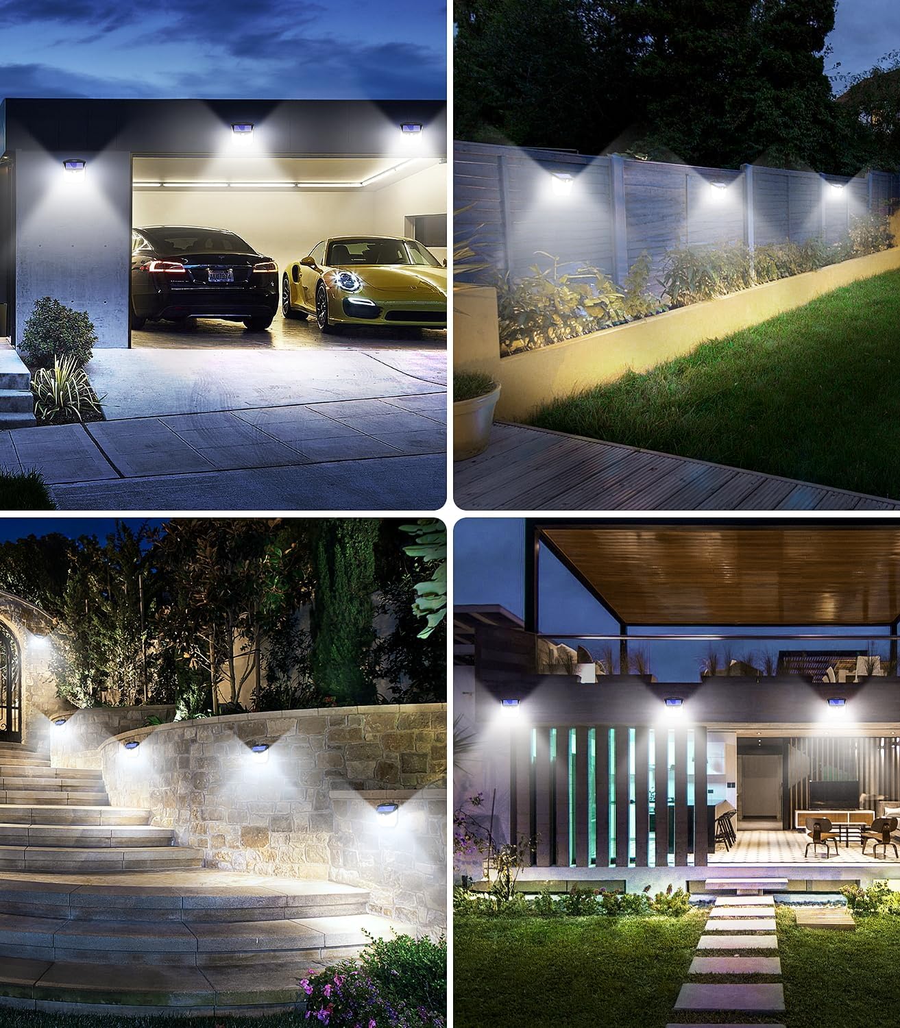 Thumbnail 6 de Solar Security Lights 248 LED, 4 Pack