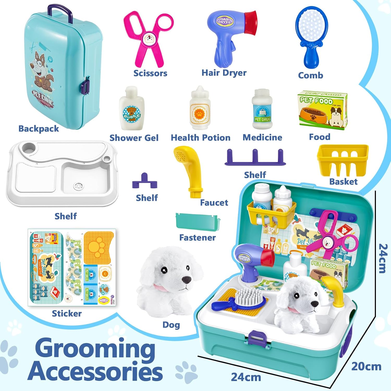 Thumbnail 4 de HERSITY Vet Toy Role Play Kit for Kids