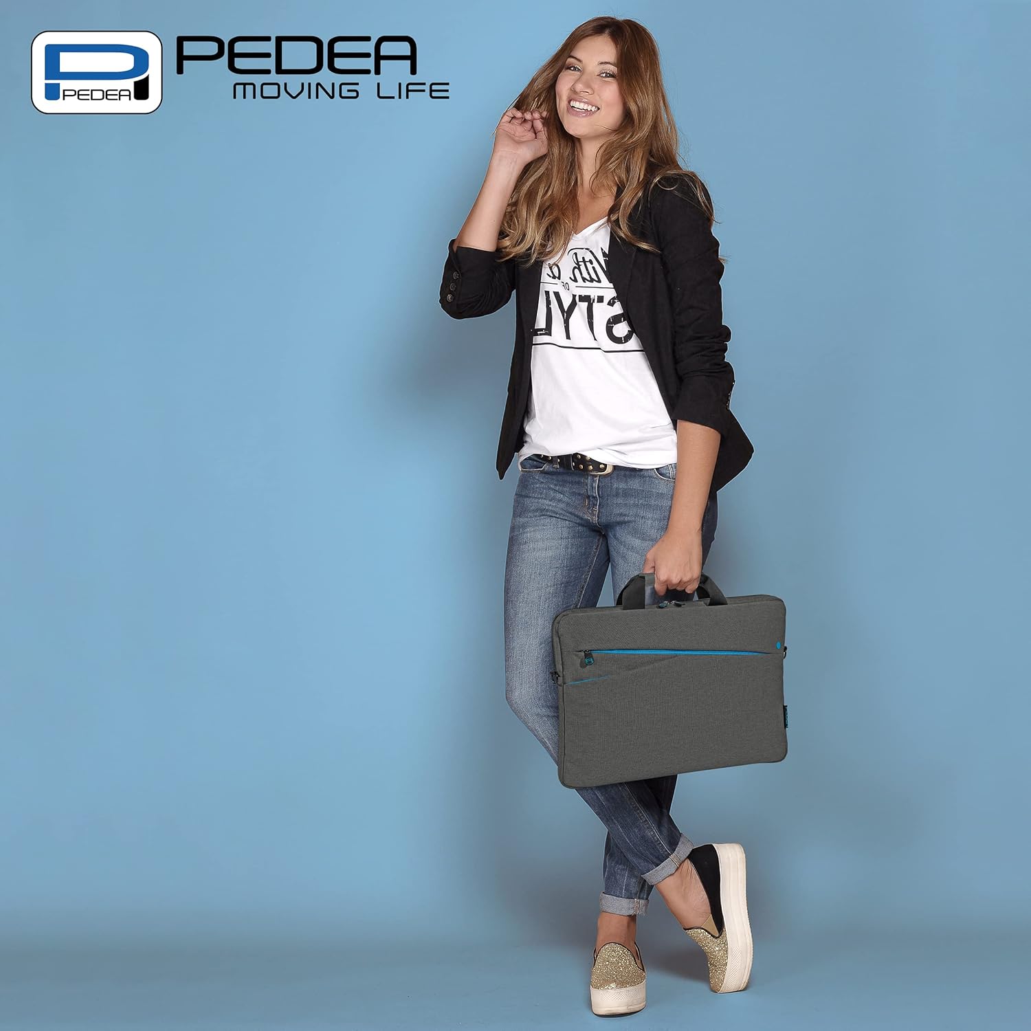 Thumbnail 6 de PEDEA Pedea Laptoptasche „Fashion“ Notebook-Tasche bis 13,3 Zoll – Umhängetasche mit Schultergurt
