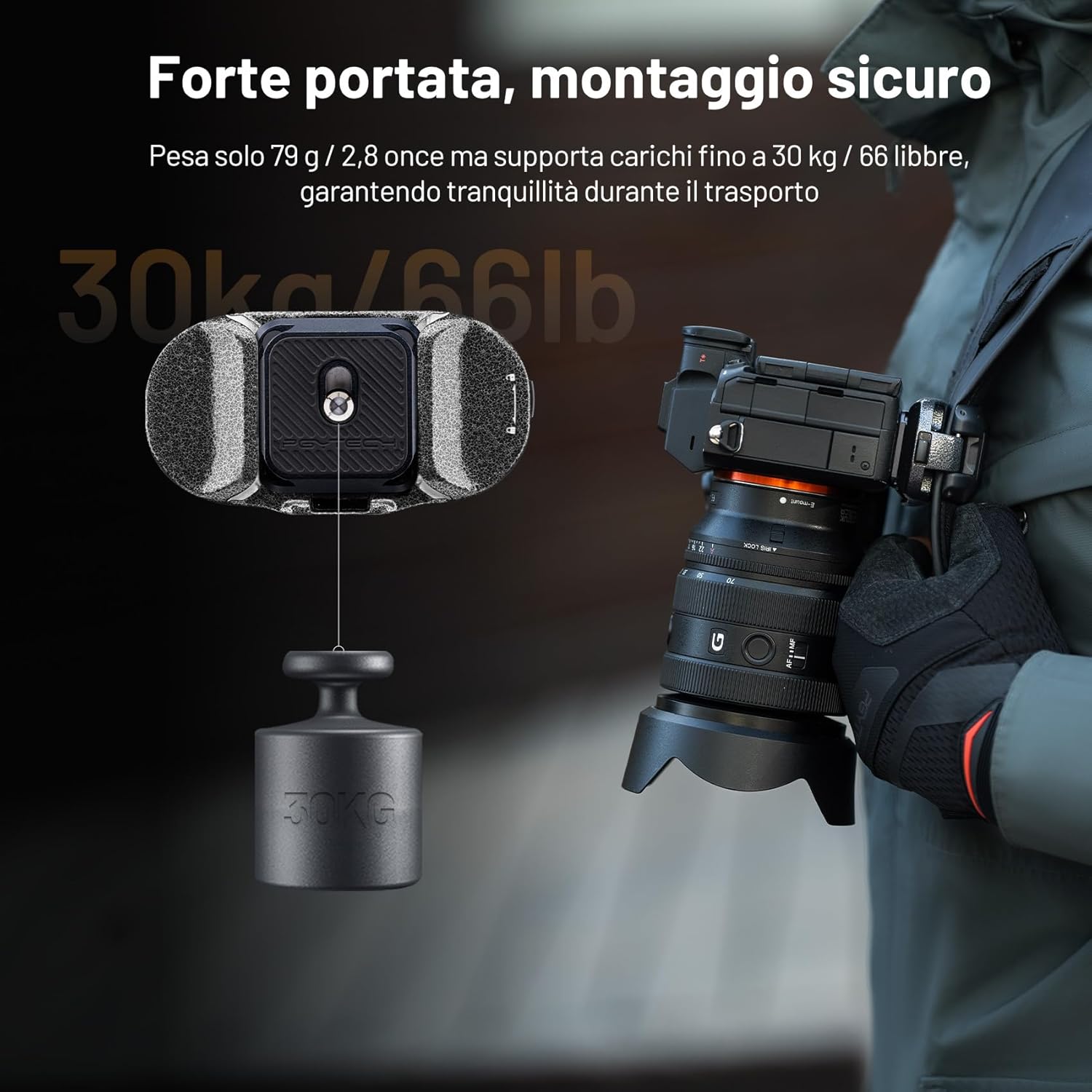 Thumbnail 3 de PGYTECH Beetle V2 Clip fotocamera Arca