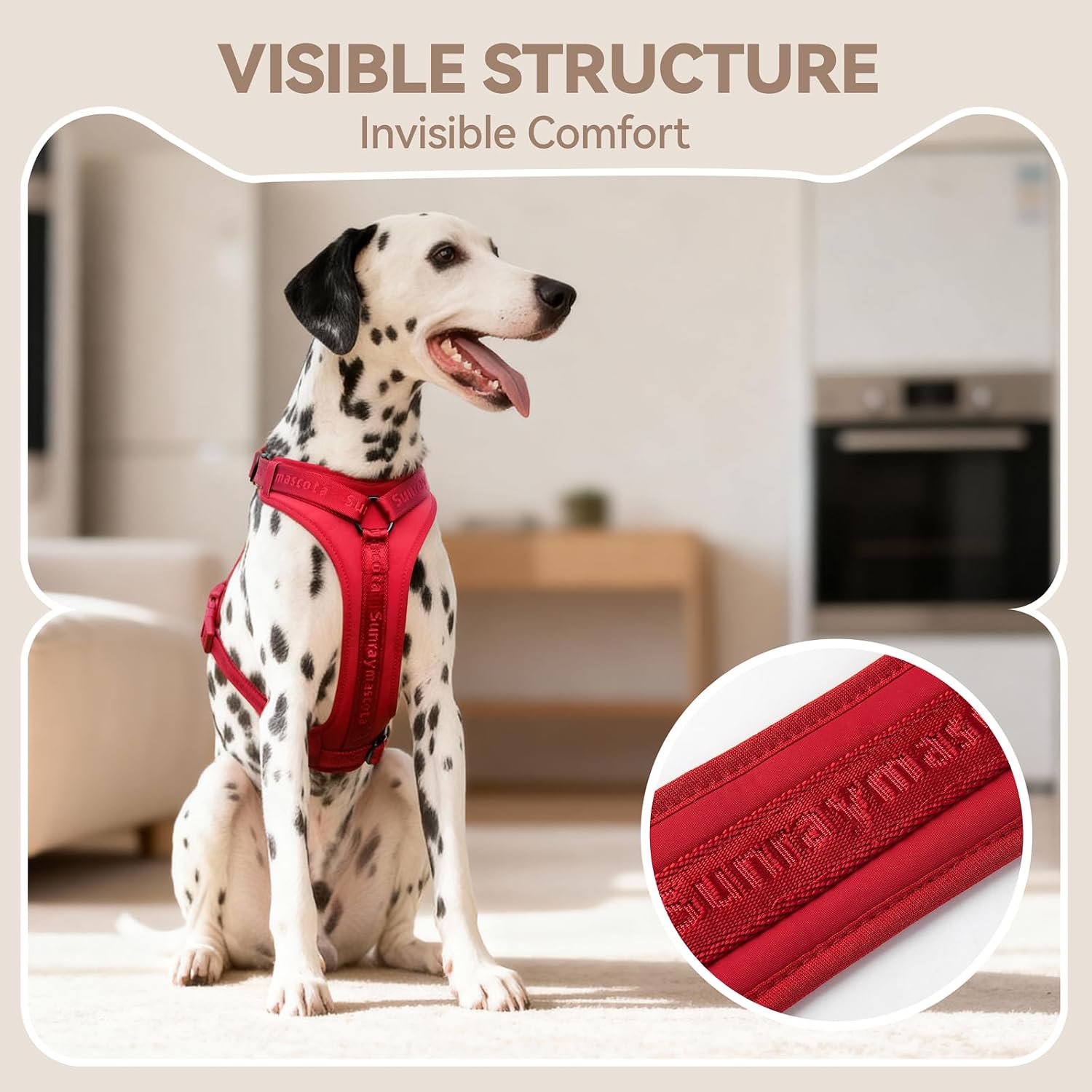 Detalle de Sunraymascota Dog Harness, Lycra