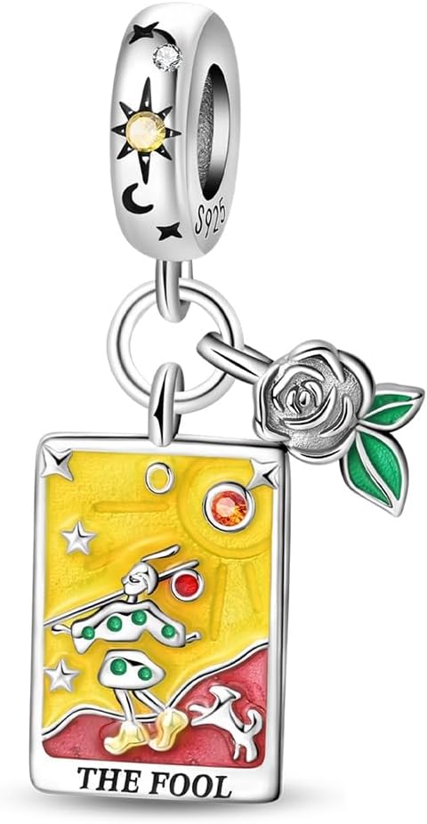 Thumbnail 4 de TINSLO Charm Anhänger Damen aus 925 Sterling Silber mit Zirkonia – für Armband Charms und passende Ketten (europäische Composable-Charmes)