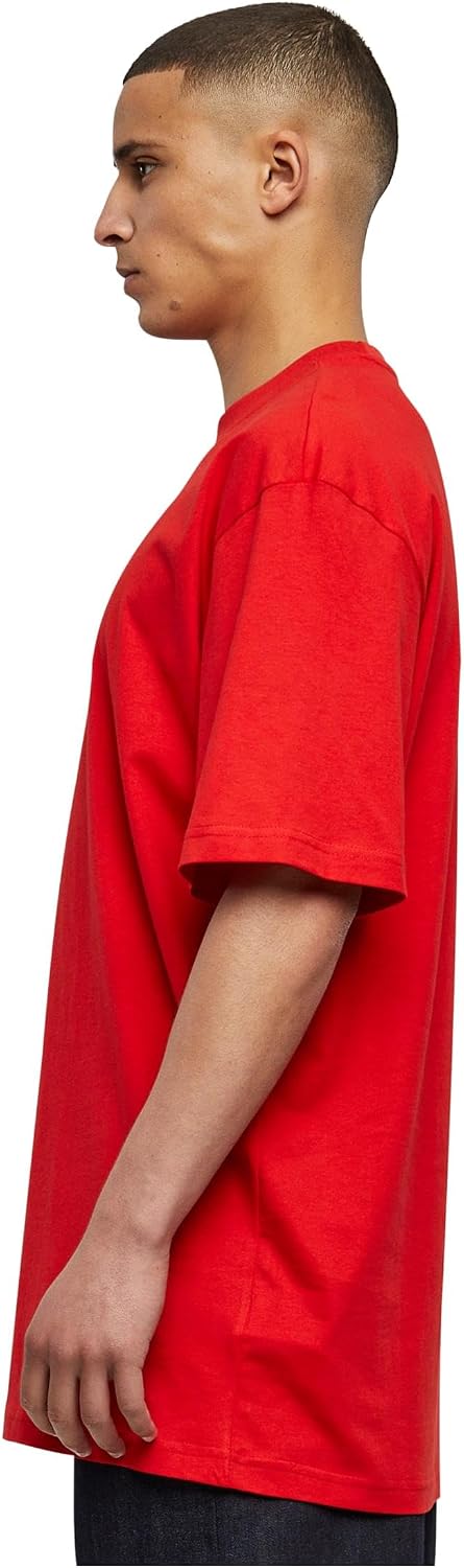 Thumbnail 2 de Urban Classics Homme Basic Crew Neck Tall Tee Rouge 6XL – T‑shirt coton long pour homme