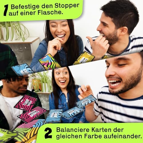 Detalle de Big Potato Cards vs Gravity – Das Hacken-und-Balancier-Partyspiel für 2–8 Spieler