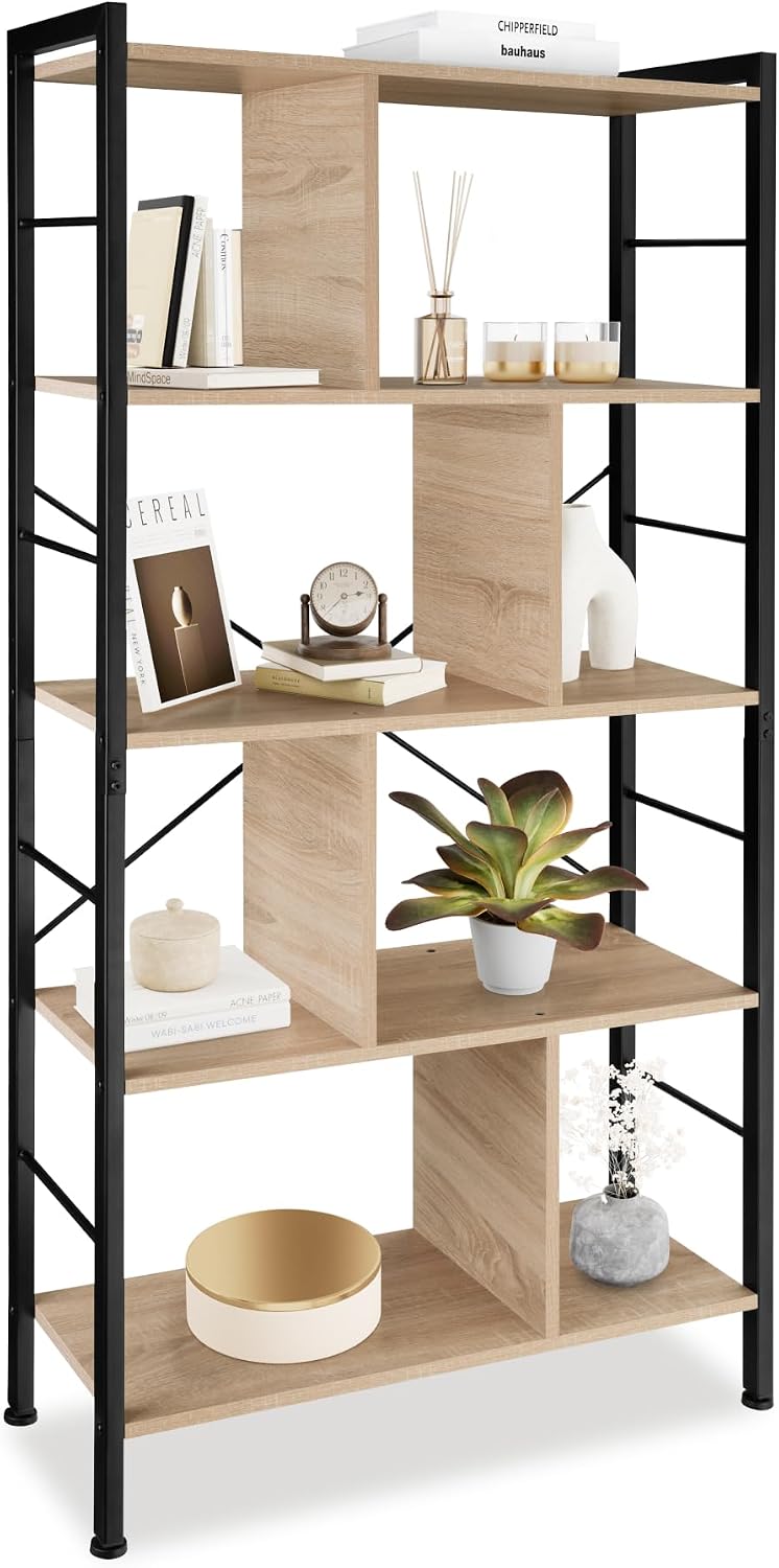 Detalle de tectake® Estanteria Metalica 75,5x30x155 cm