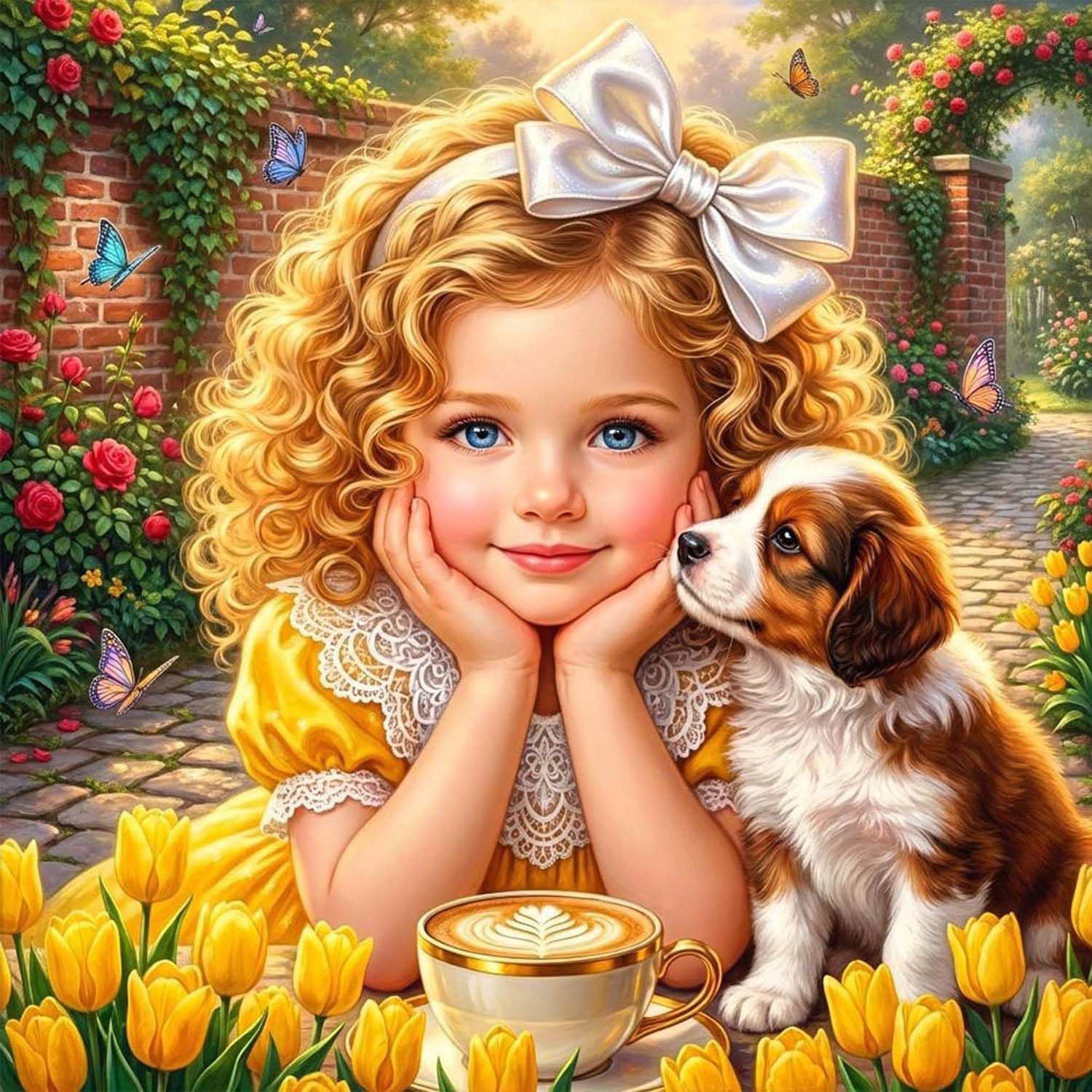 Detalle de Reluohuo Diamond Painting Kit, 12 x 12 Inch