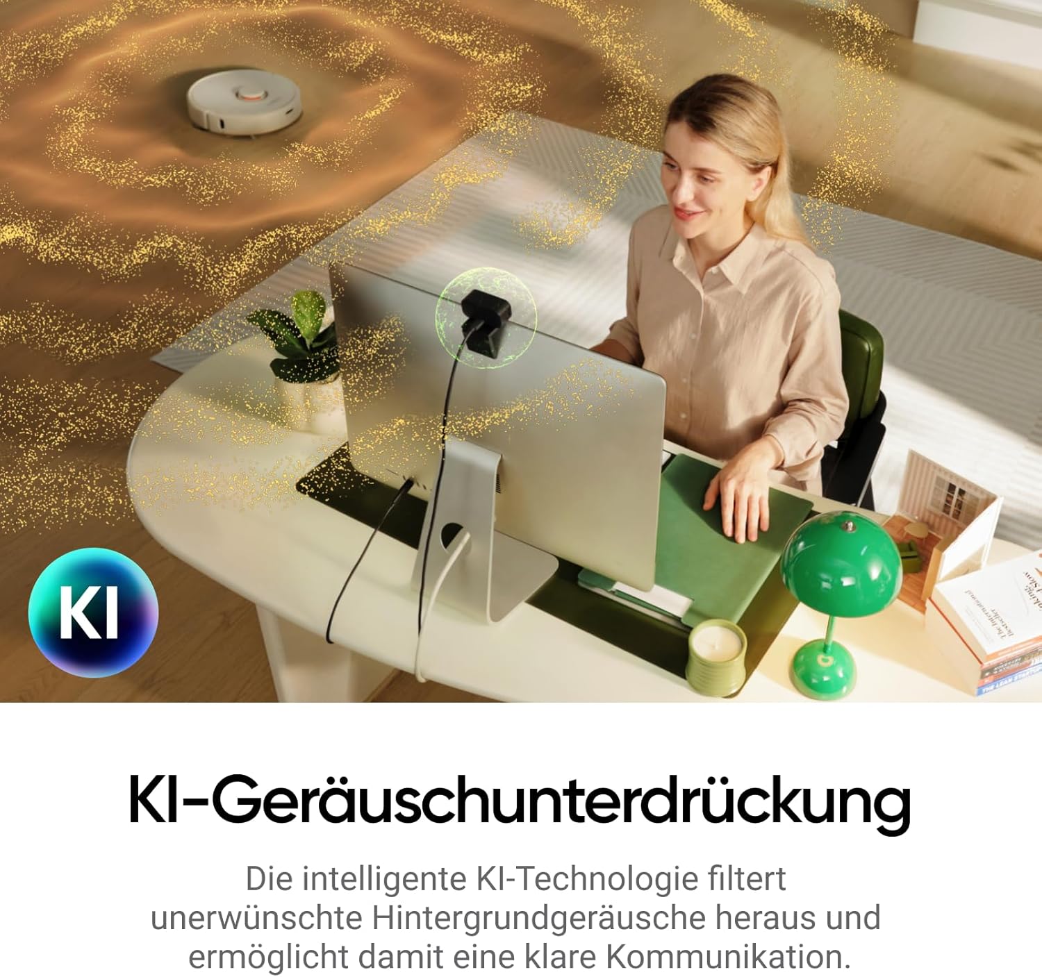 Thumbnail 2 de Insta360 Link 2C Standard Bundle Graphitschwarz – 4K Webcam mit Auto-Framing, KI-Geräuschunterdrückung und Gestensteuerung