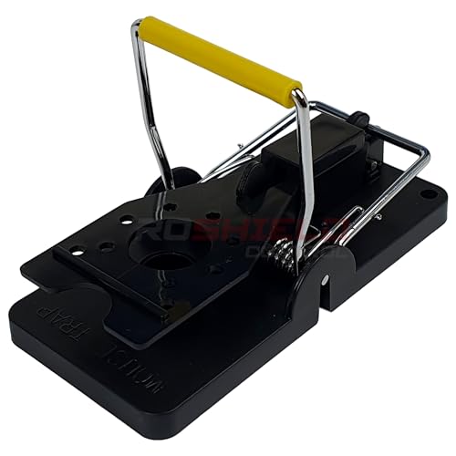 Detalle de Roshield 6 pièges à souris réutilisables – kit efficace et sensible pour l’intérieur et l’extérieur
