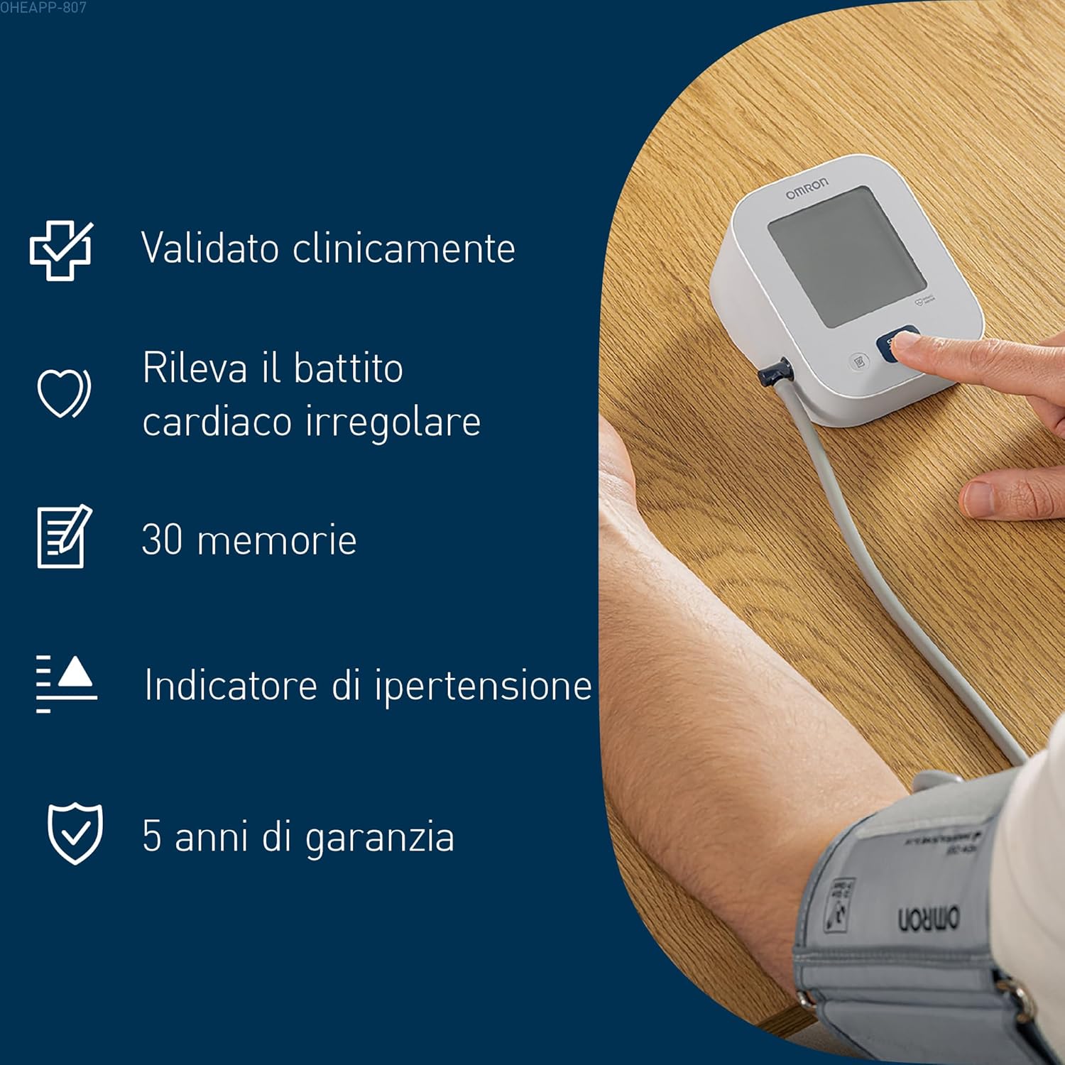 Thumbnail 2 de OMRON X2 Essential misuratore di pressione da braccio clinicamente validato 🩺