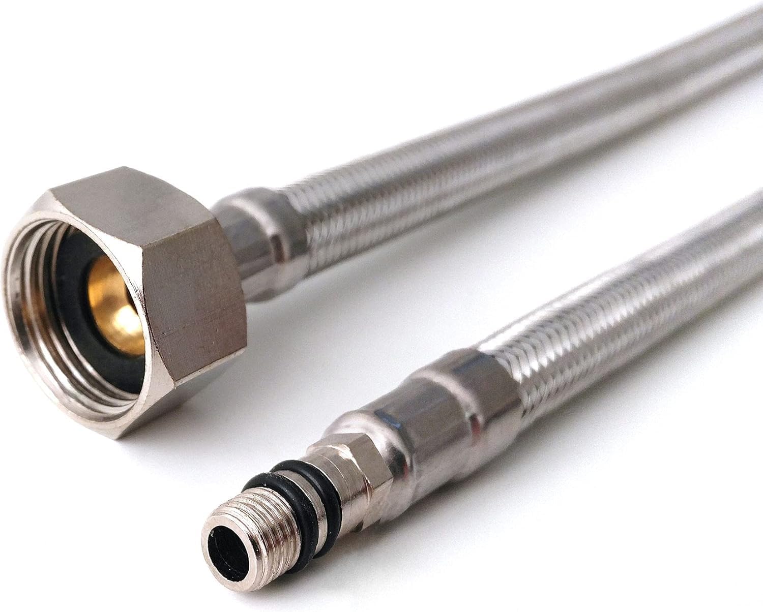 Thumbnail 5 de Xcel Home 2X M8 (8mm) x 1/2 BSP Flexible Tap Connectors (300mm) Pair