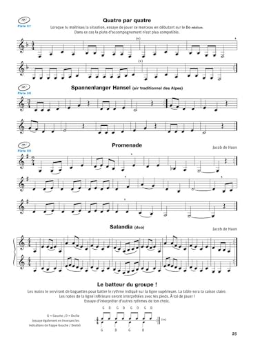 Detalle de Écouter, lire et jouer 1 Méthode de Clarinette – De Haske, apprentissage progressif pour débutants