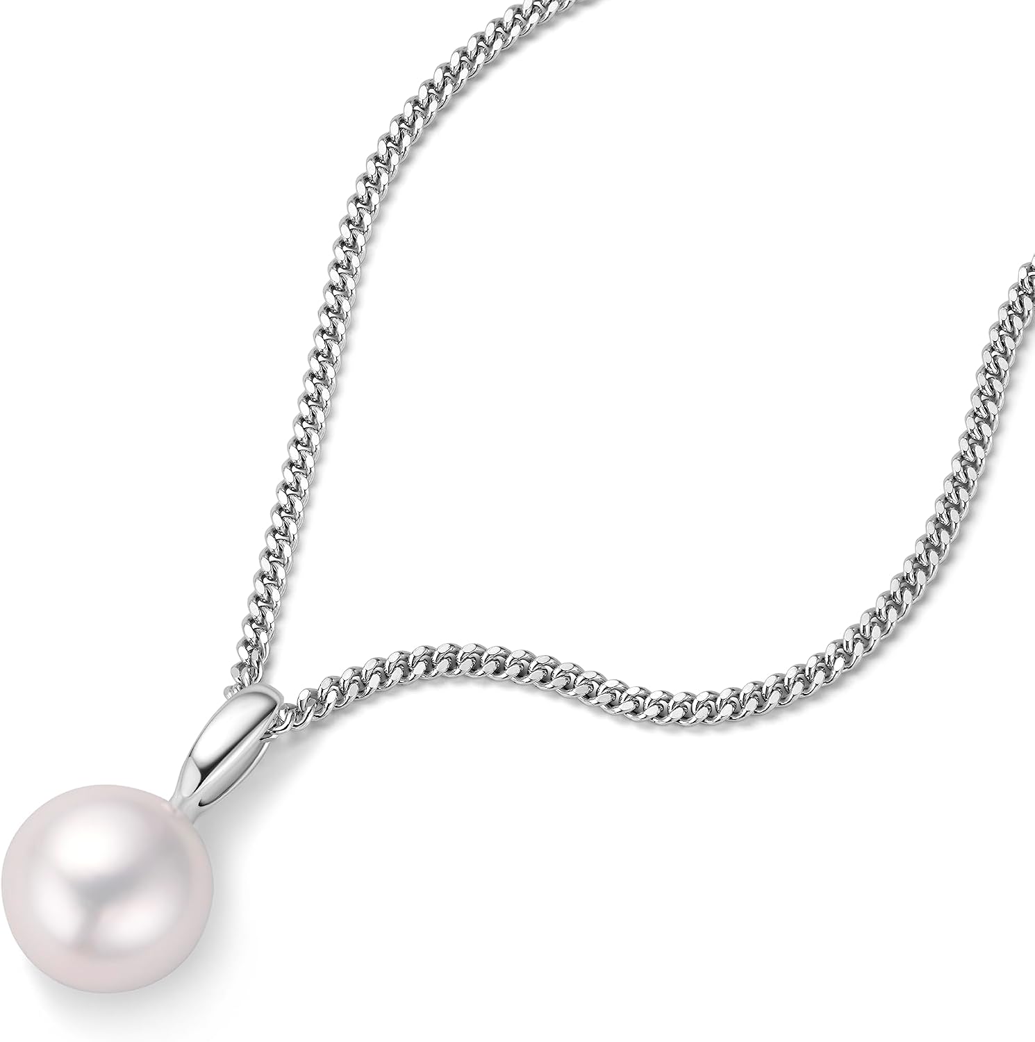 Detalle de OROVI collana donna Argento 925 perla 10 mm