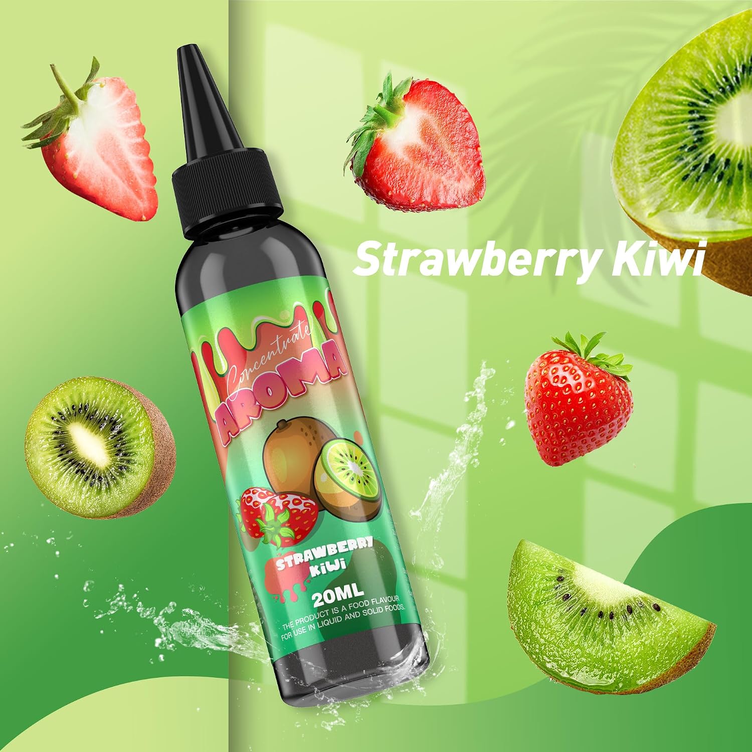 Detalle 2 de FURUN Erdbeer-Kiwi Aromakonzentrat 20 ml Aroma 💧