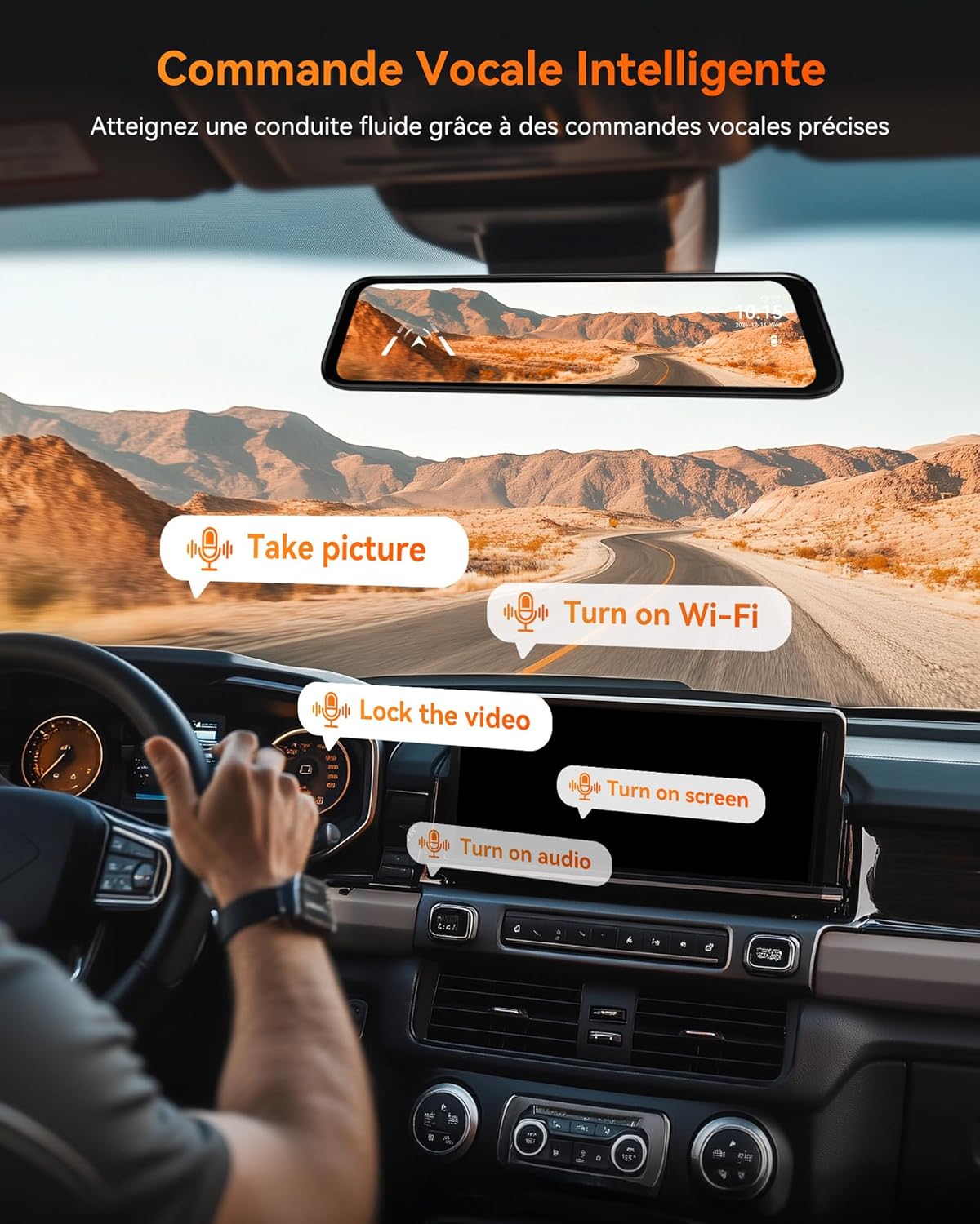 Thumbnail 5 de WOLFBOX G840H Dash Cam 12''