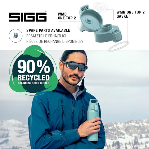 Thumbnail 4 de SIGG Shield Therm One Morning Blue 0,75 L – Auslaufsichere, vakuumisolierte Edelstahl-Trinkflasche