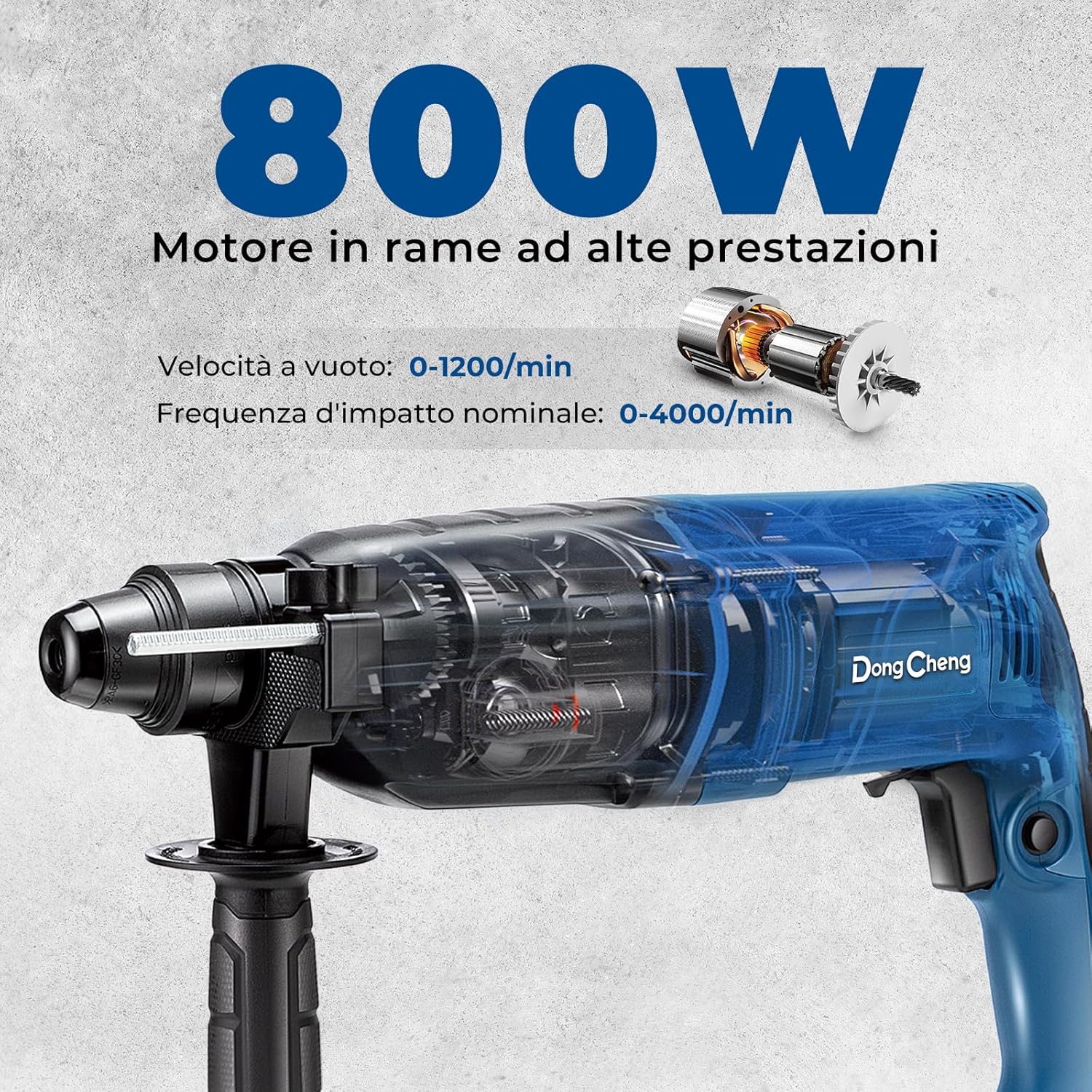 Detalle 2 de Dong Cheng Martello perforatore 800 W