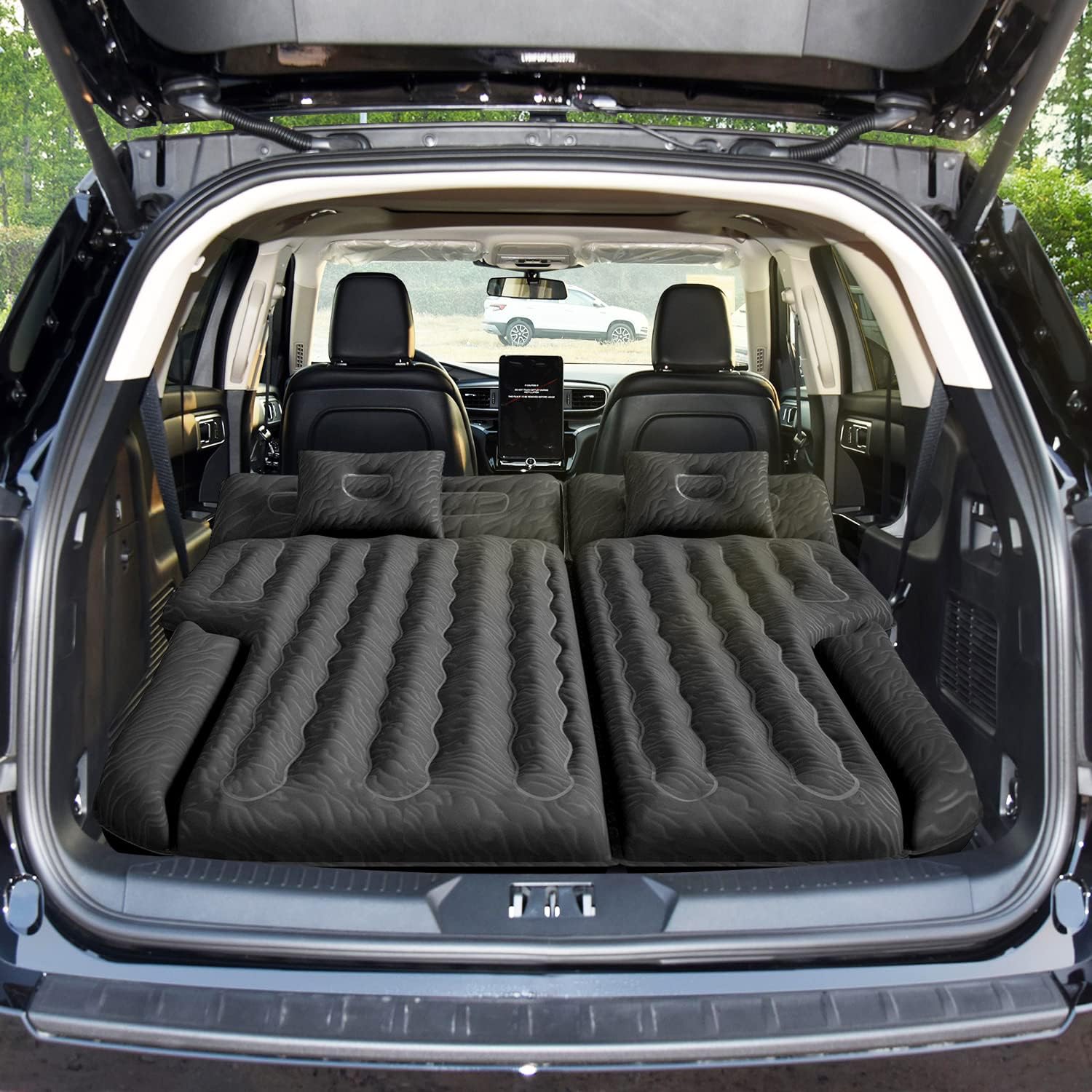Detalle de Umbrauto AIR-194-BKB-01 SUV Air Mattress with Flocked Top and 210T Bottom