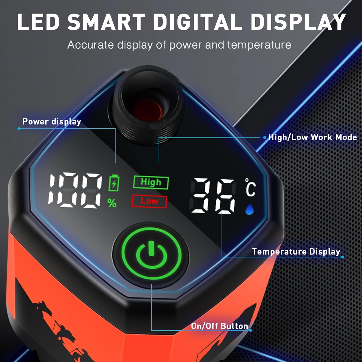 Detalle 2 de MIAOKE Ducha portátil para acampar 7800 mAh