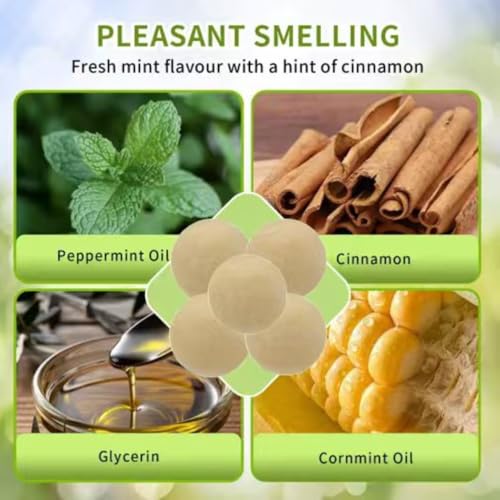 Detalle 2 de Nehaii Peppermint Oil Mouse Repellent Balls, Brown, 10 Pack