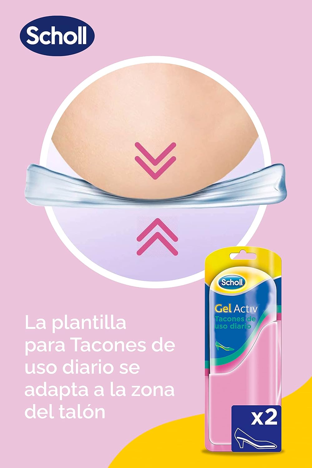 Detalle 2 de Scholl GelActiv Plantillas Gel Mujer 35–40,5