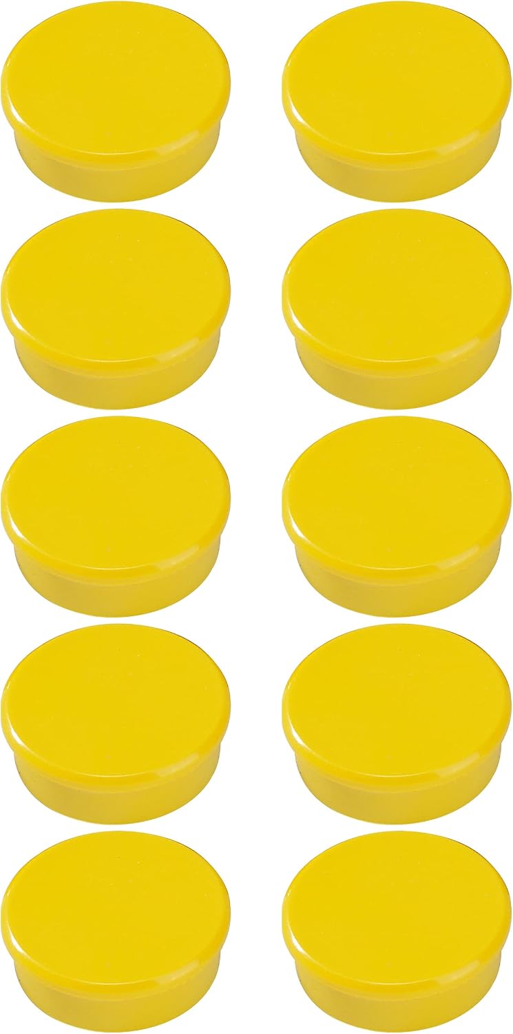 Detalle de Dahle 95538 Magnete-Set, Ø38 mm, Haftkraft 25 N, 10 Stück, rot