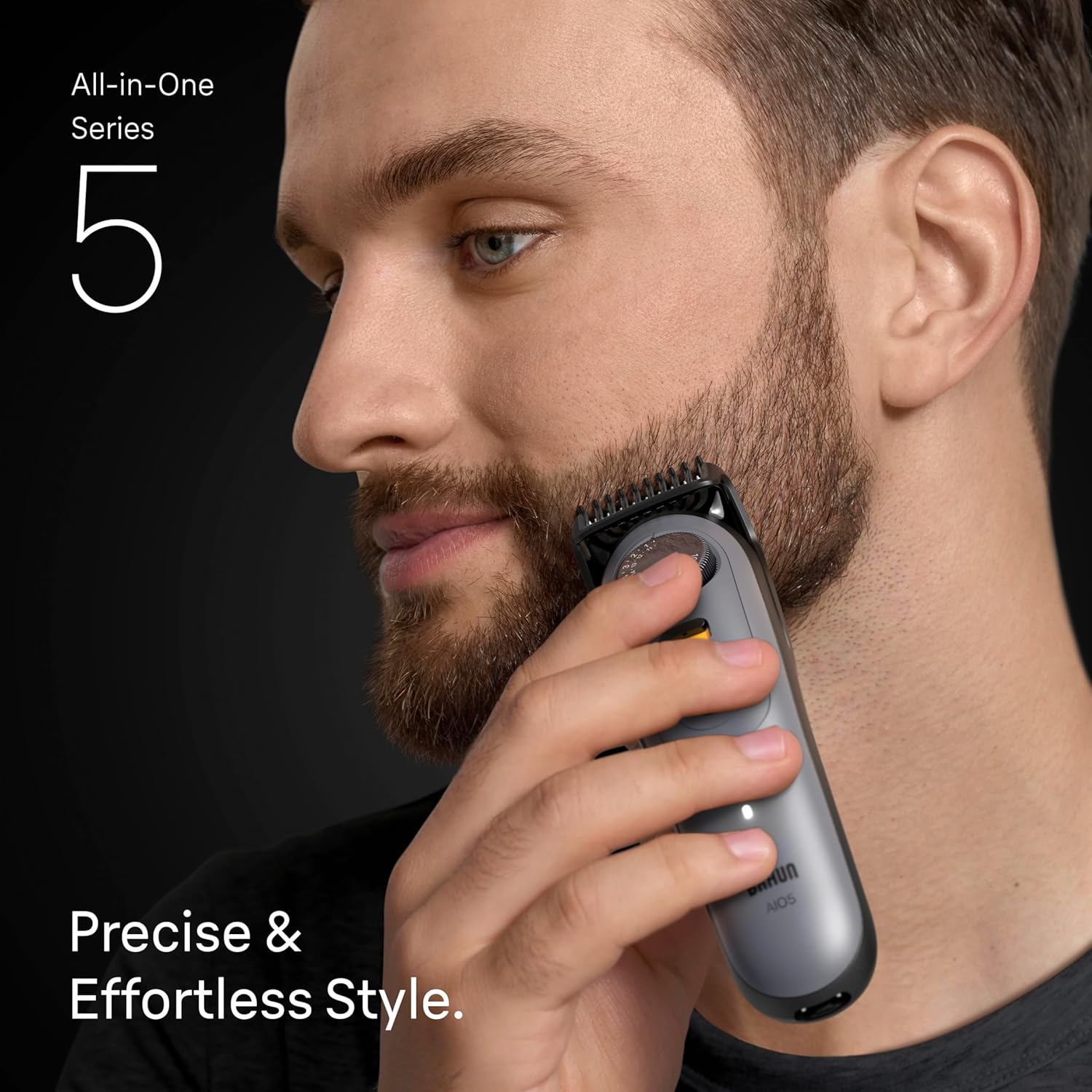 Detalle de Braun AIO 5510 All-in-One Series 5 Trimmer, 40 Lengths, Waterproof