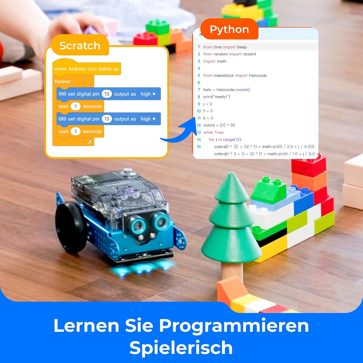 Detalle 2 de Makeblock mBot 2 Programmierbarer Roboter für Kinder
