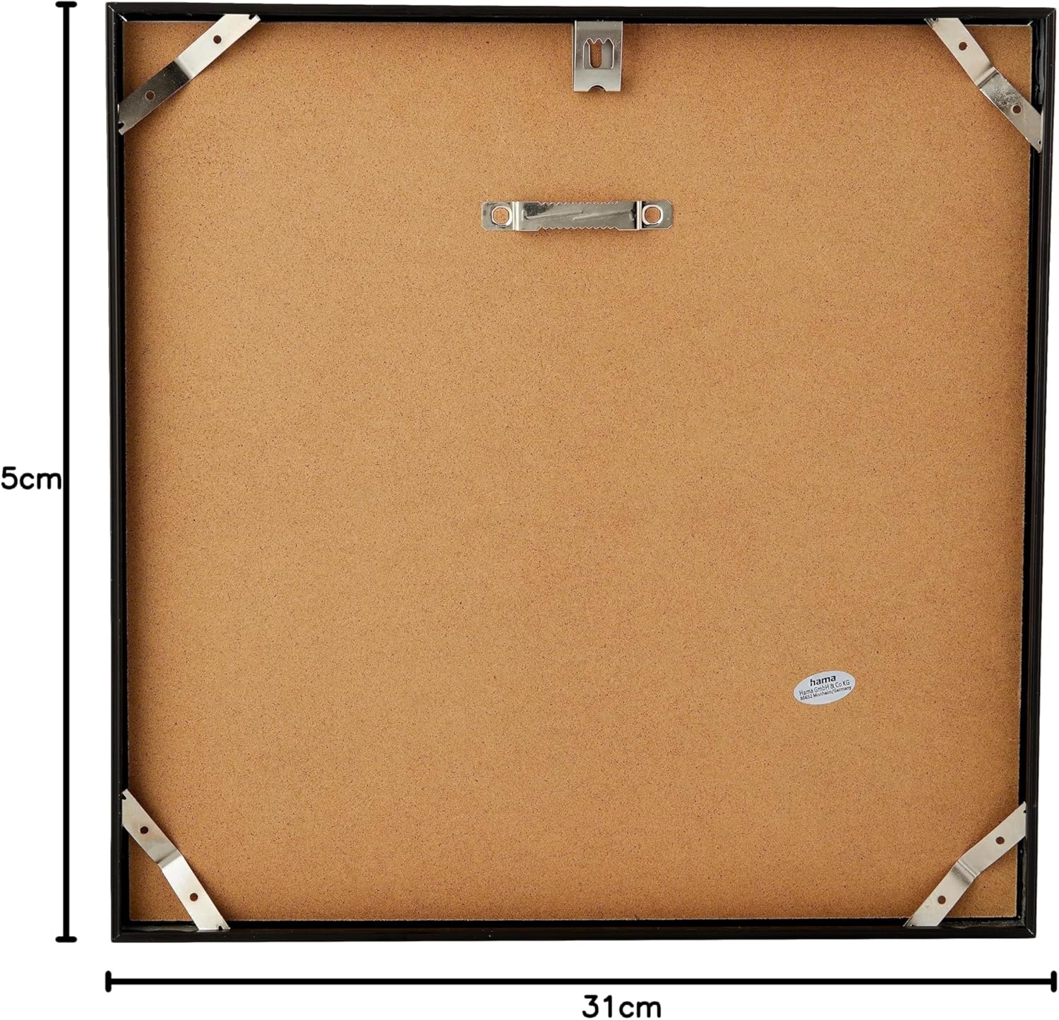 Thumbnail 4 de Hama LP Cover Frame (Aluminium, Black) – 31.5 x 31.5 cm