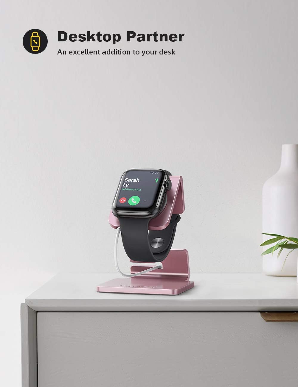 Thumbnail 3 de Lamicall Stand for Apple Watch – Desk iWatch Stand, Rose Gold