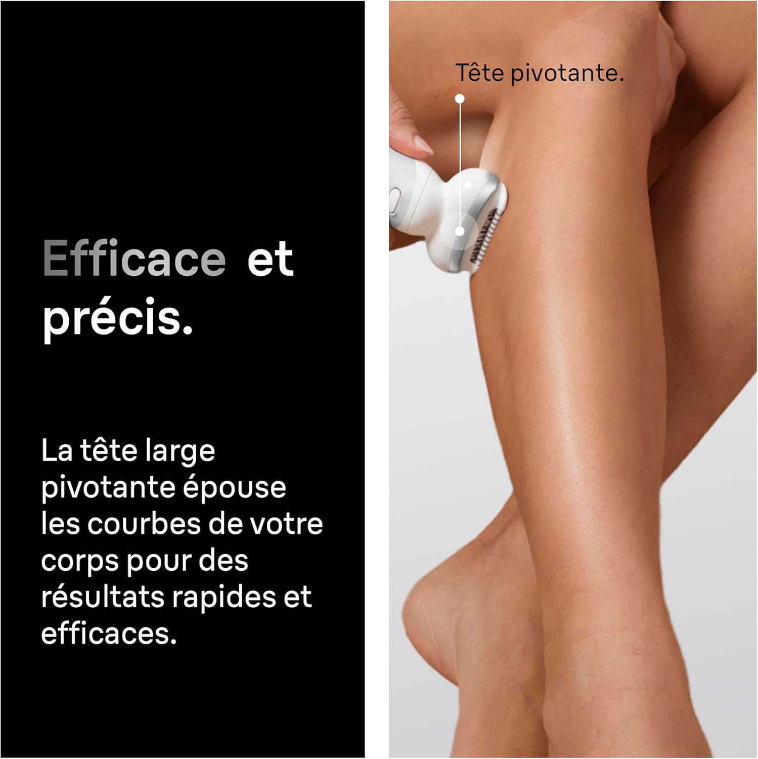 Thumbnail 2 de Braun Silk·épil 9 9-041 – Épilateur électrique femme, étanche, tête pivotante, coffret avec sabot tondeuse et tête de rasage