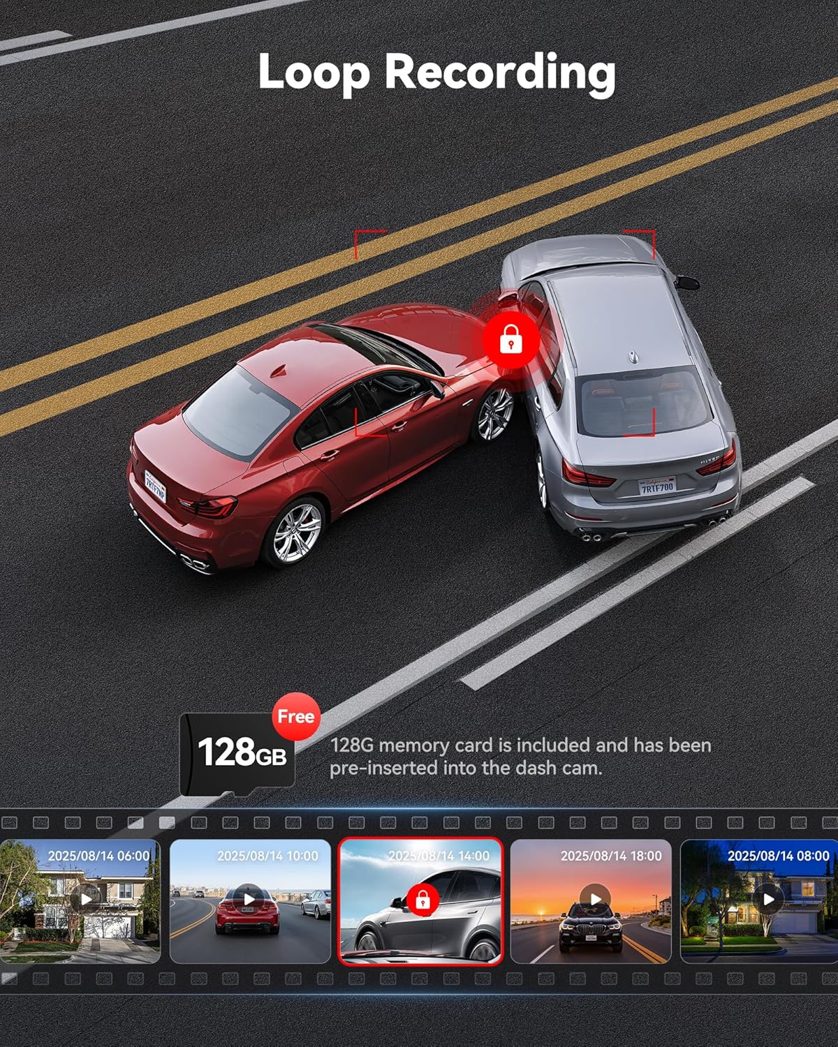 Thumbnail 6 de REDTIGER F7NP-4K 4K dash cam with dual sensors 📷