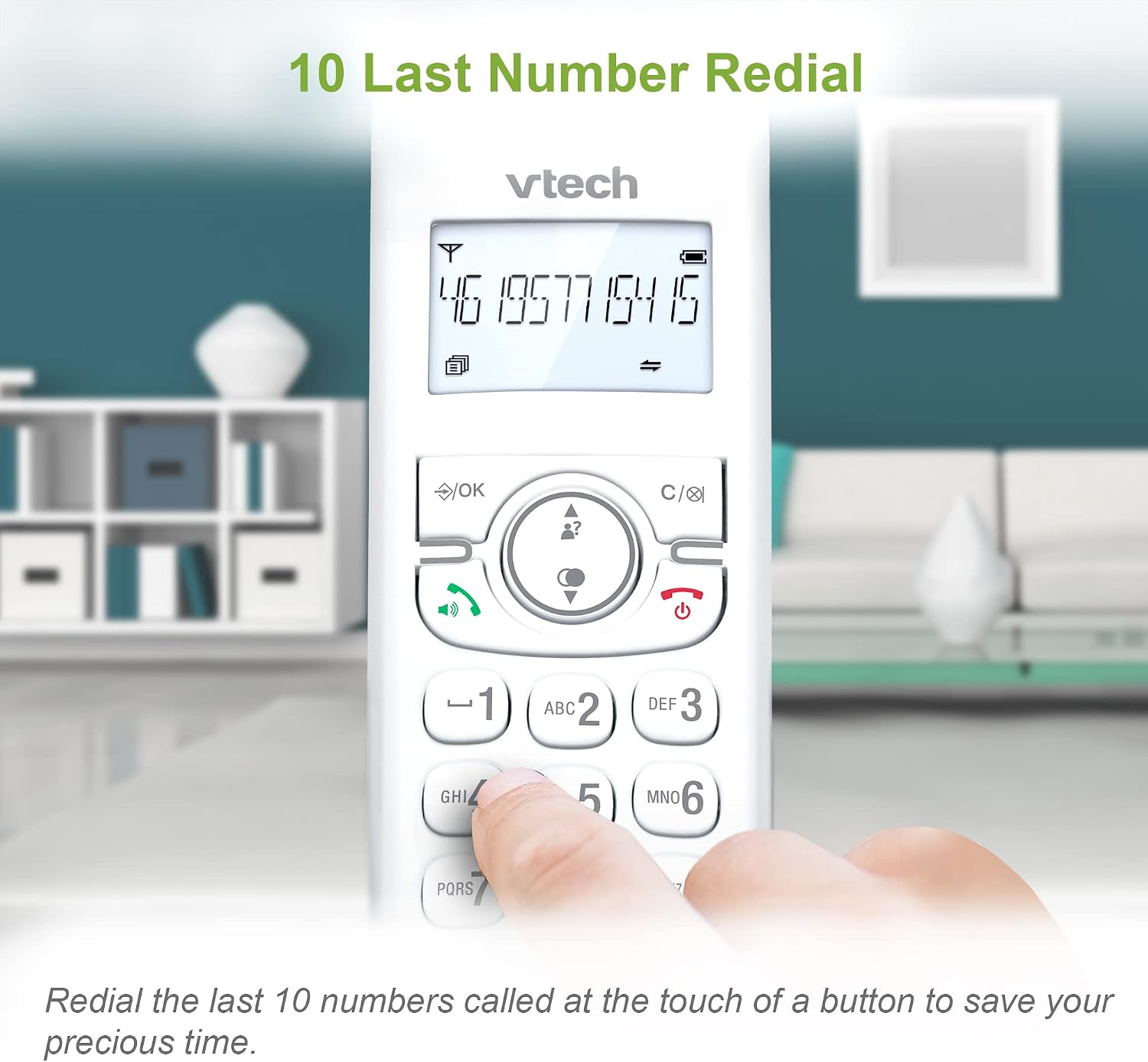Detalle de VTech CS1501 DECT Cordless Phone with Call Block and 2 Handsets