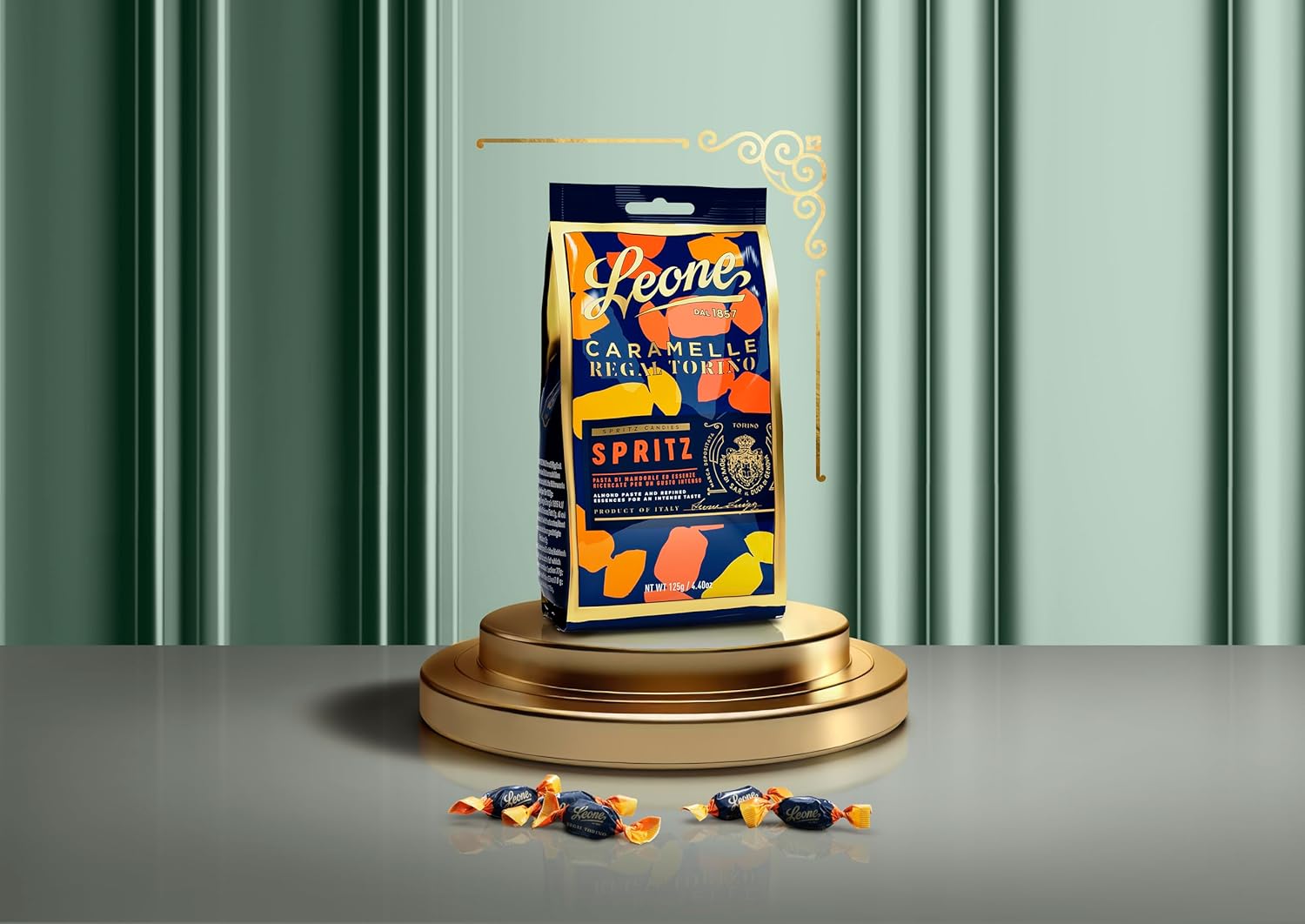 Thumbnail 2 de Leone da 1857 Caramelle Gourmet Regal Torino Spritz - Senza Glutine e Vegane (2 x 125 g)