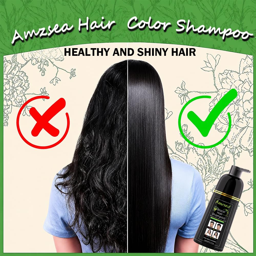 Detalle 2 de Instant Black Hair Shampoo Haarfärbeshampoo 30 Tage