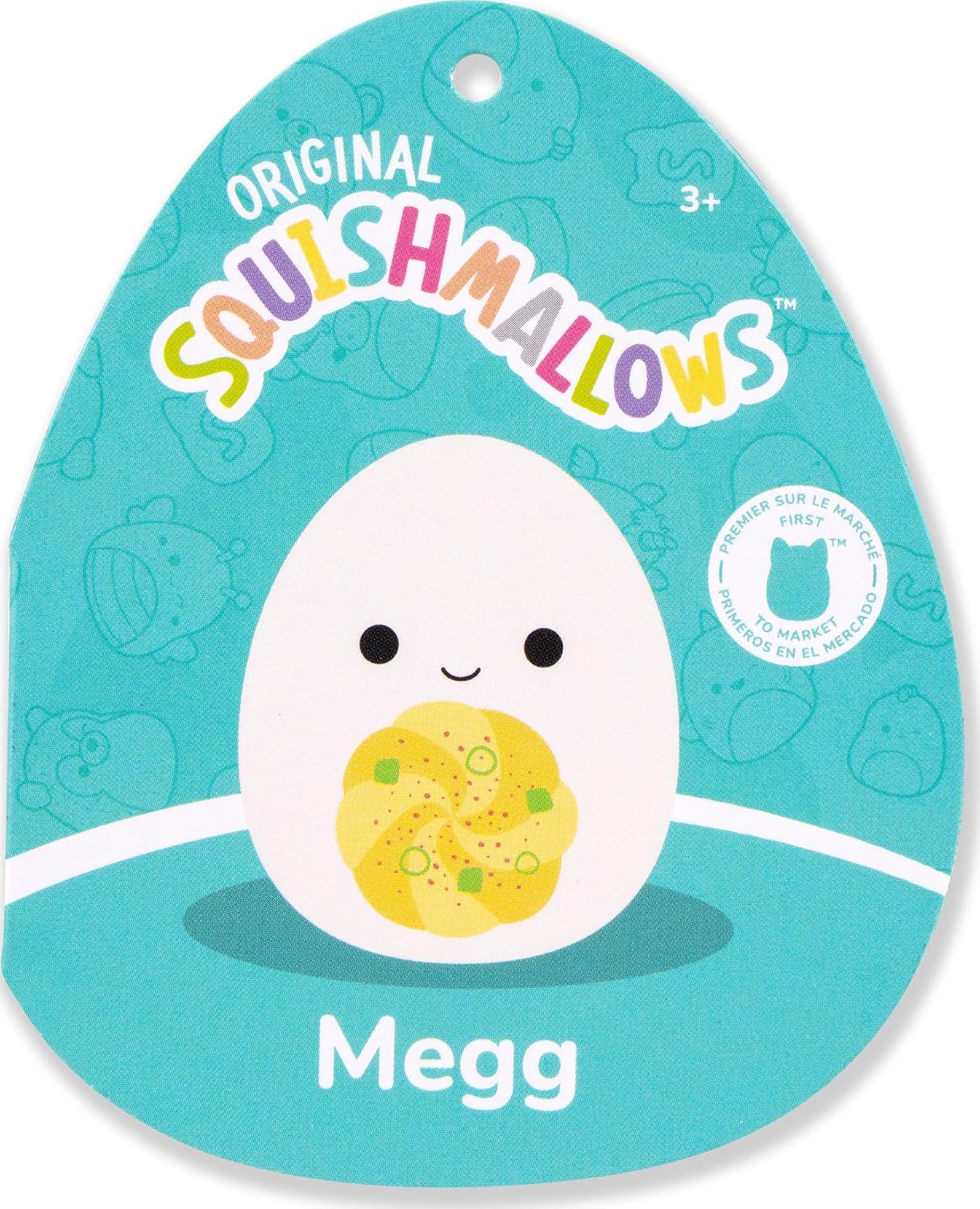 Thumbnail 5 de Squishmallows Megg The Deviled Egg 14in plush