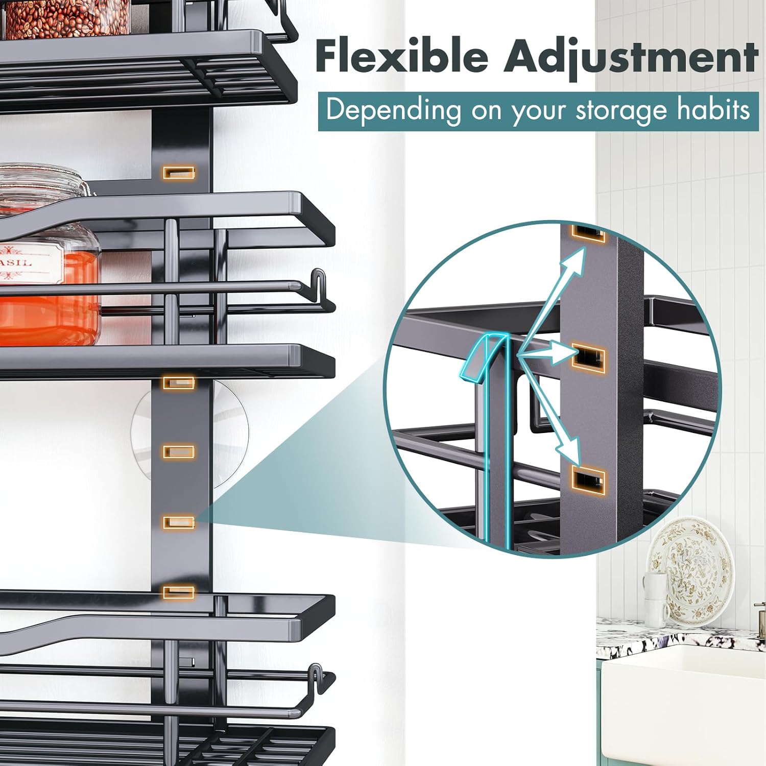 Thumbnail 4 de Eastherry Over The Door 9-Tier Pantry Organizer 🍽