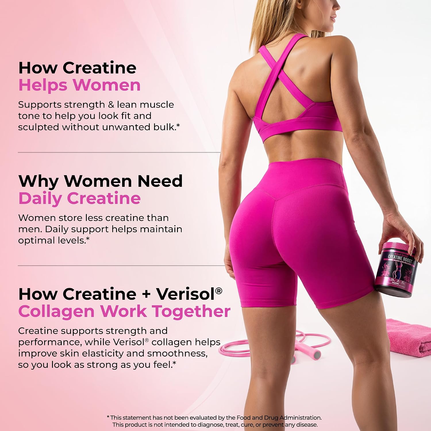 Thumbnail 5 de Bold Buns Creatine for Women Powder with Collagen, BCAAs & L-Glutamine