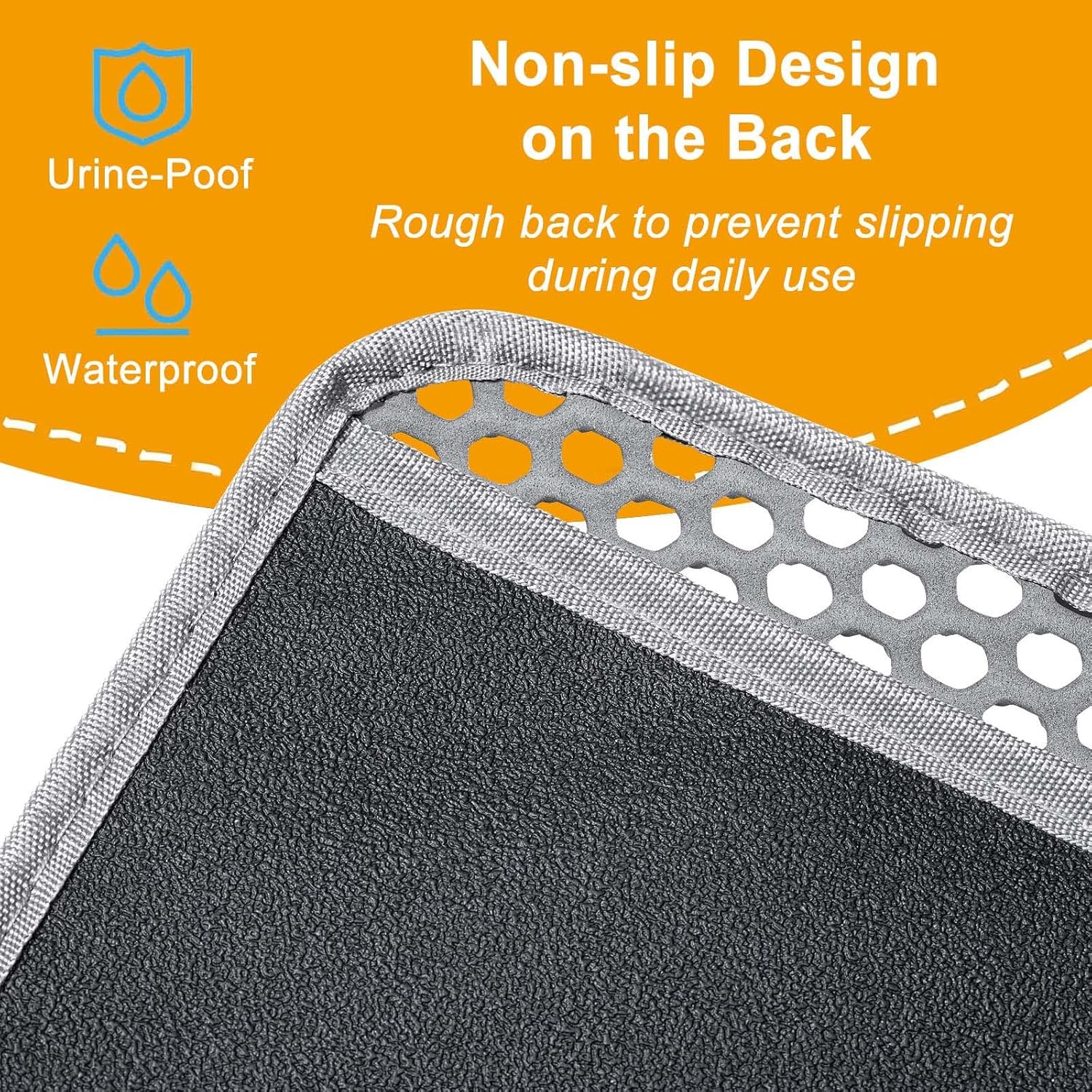 Detalle 2 de Cat Litter Mat 25" x 16" honeycomb trap for cats 🐾