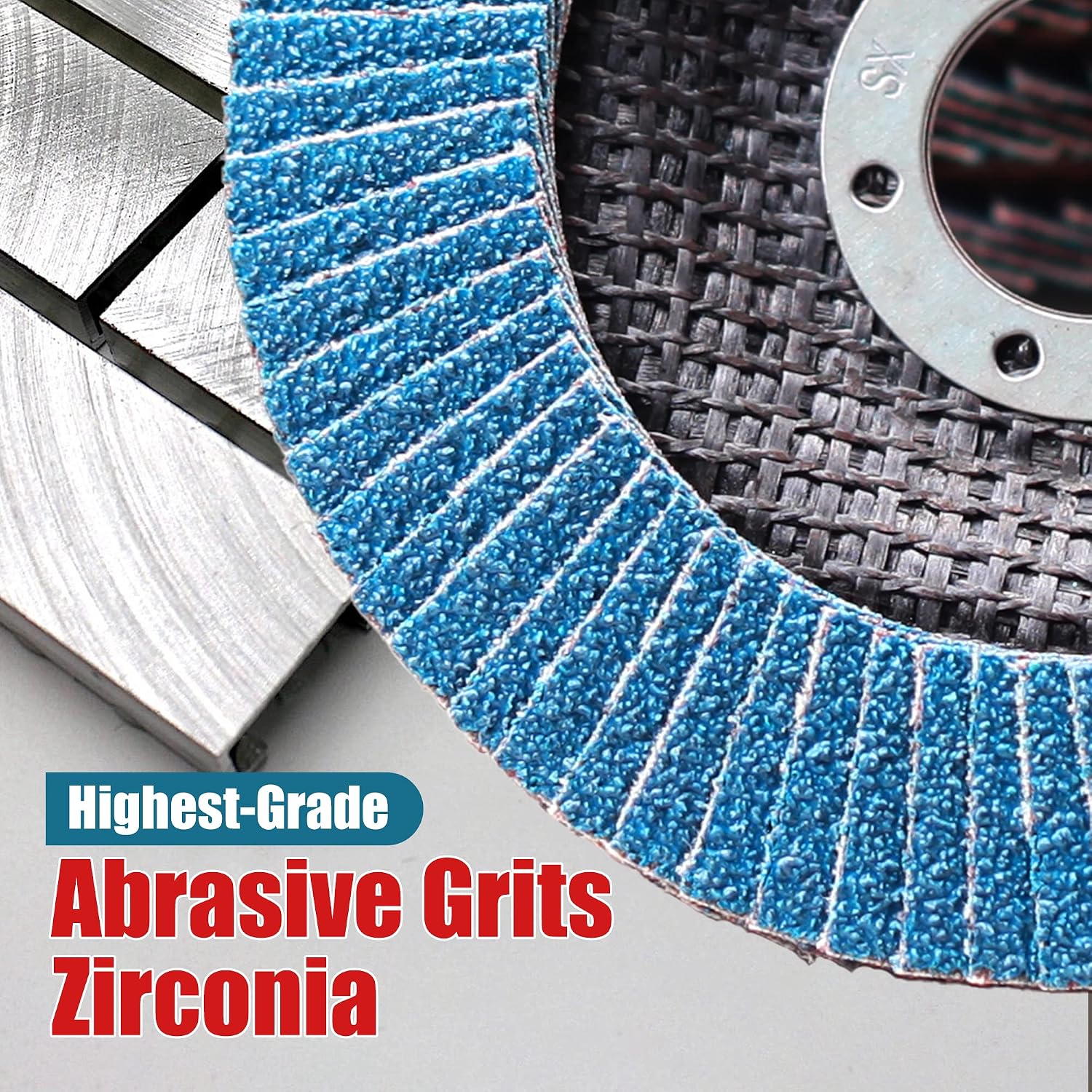 Thumbnail 4 de EZARC Flap Disc 115mm 40 Grit zirconia grinding wheel ๐