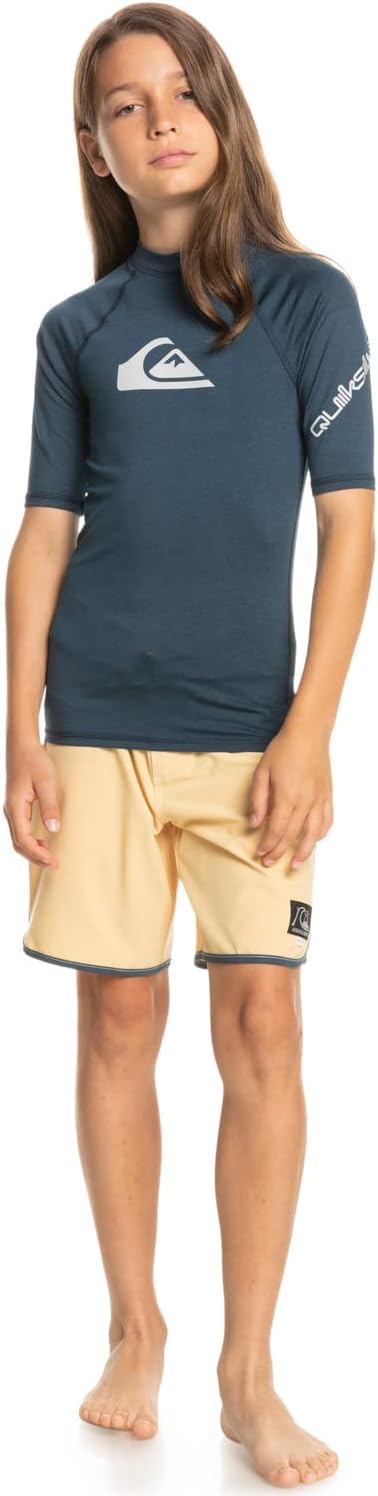 Thumbnail 3 de Quiksilver Legacy Rash Guard a manica corta per bambini – vestibilità snug e tessuto riciclato