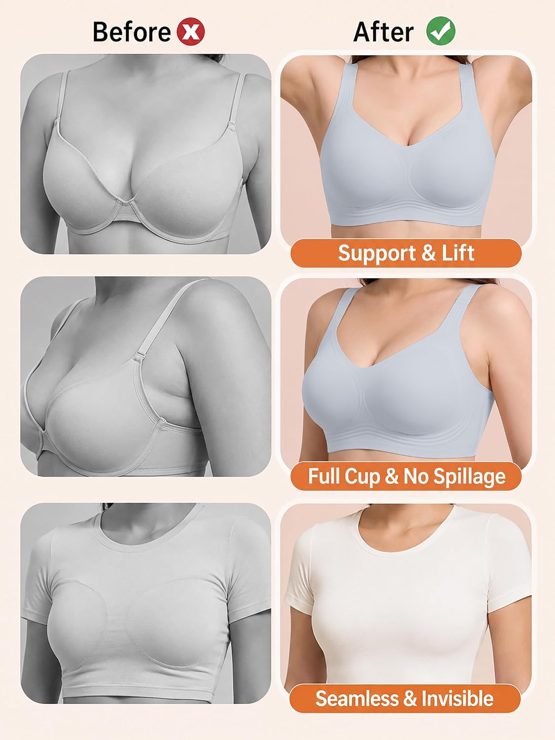 Thumbnail 6 de Xcutting Wirefree Bras